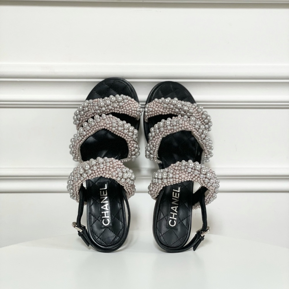 Chanel Pearl Sandal